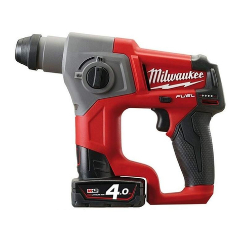 Milwaukee M12 CH user manual