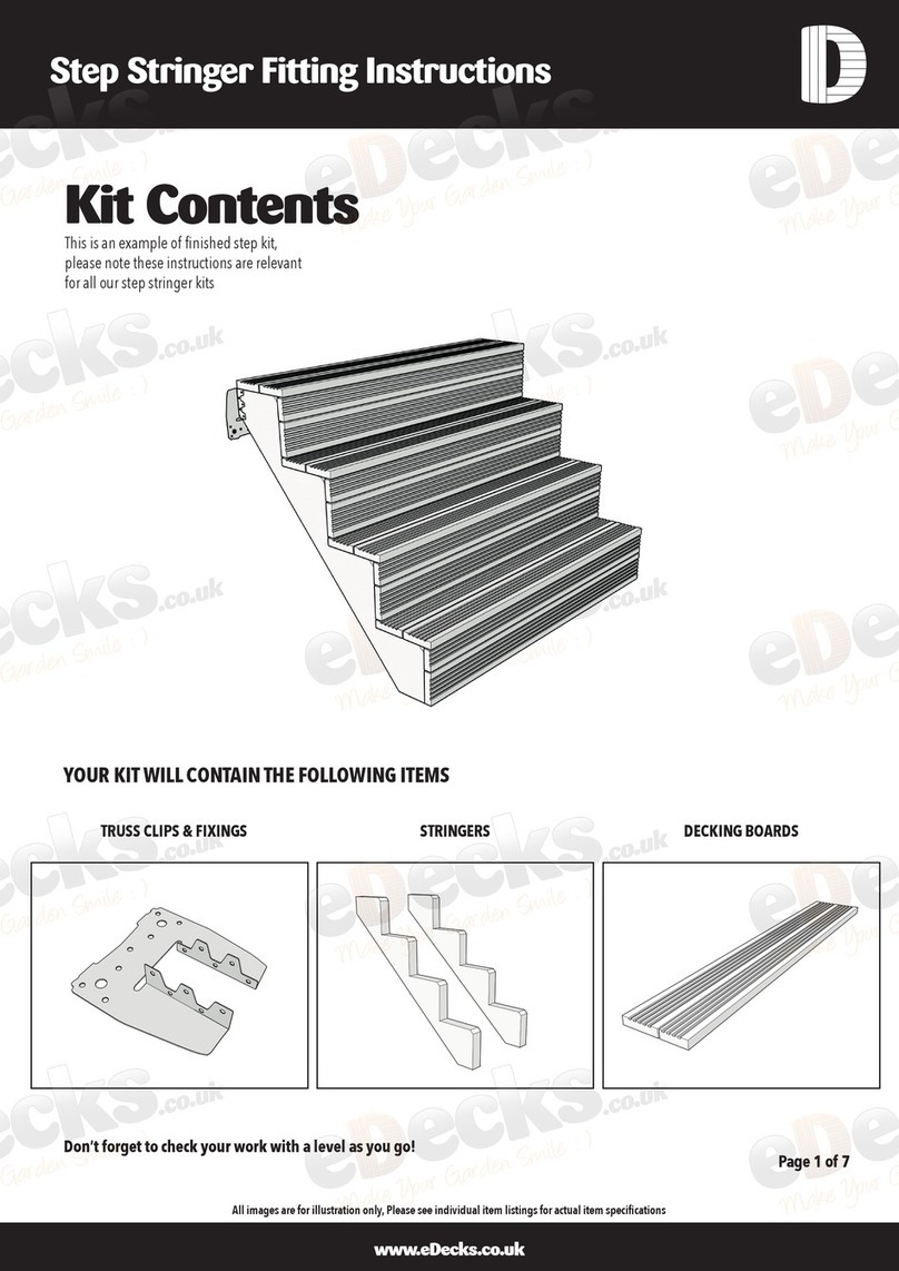 eDecks Step Stringer User manual