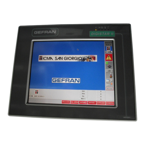 gefran DIGISTAR II Installation and operation manual