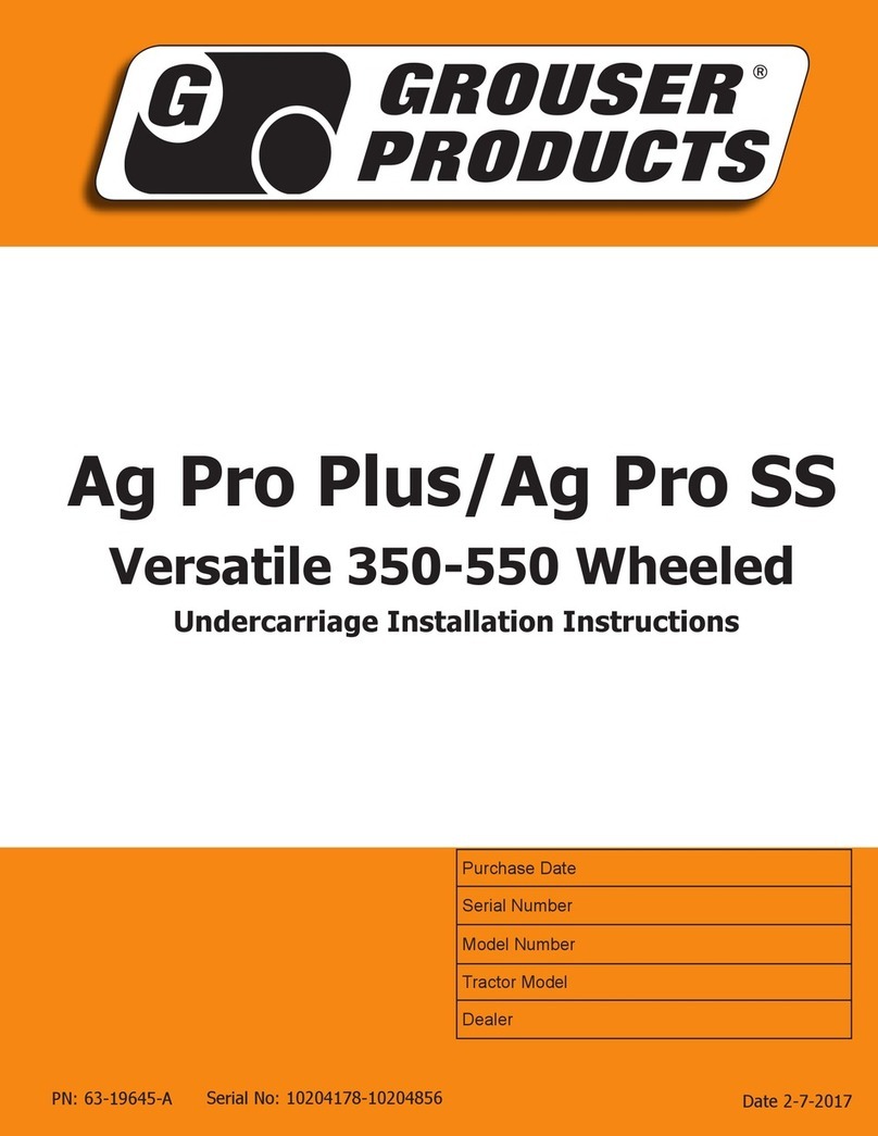 Grouser Products Ag Pro Plus User manual