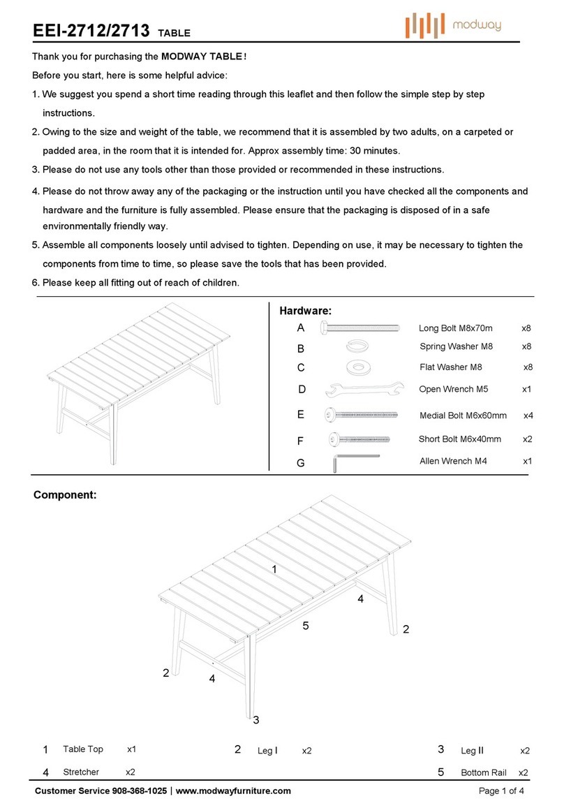 modway EEI-2712/2713 User manual