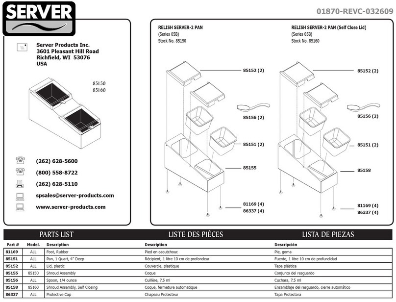 Server 85150 User manual