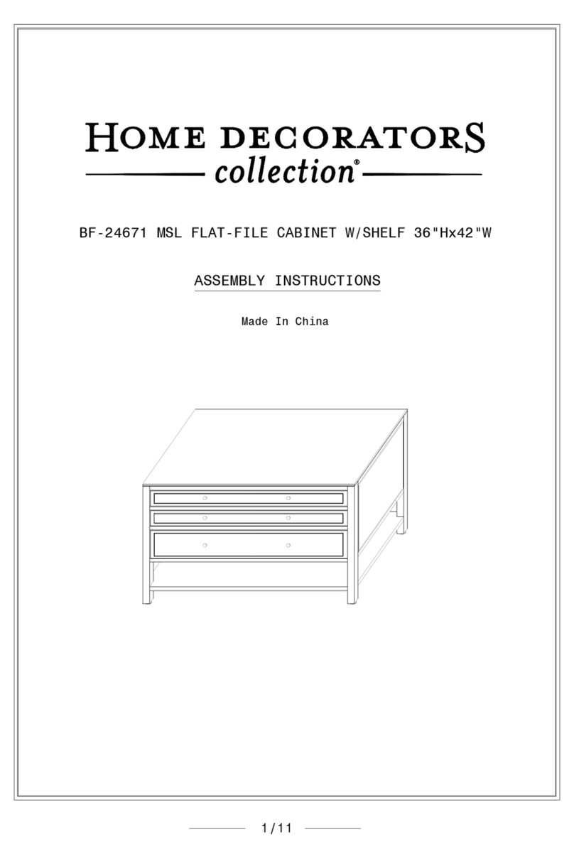 Home Decorators Collection BF-24671 MSL Assembly instructions