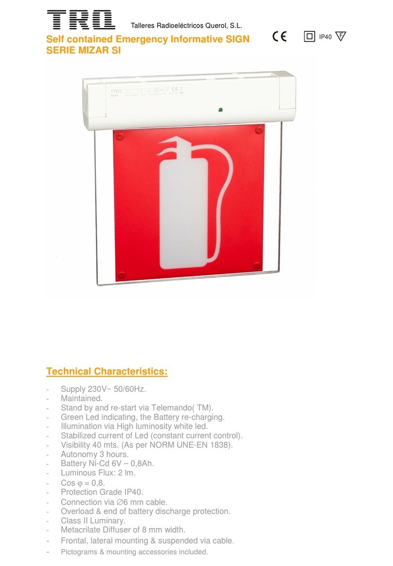 TRQ MIZAR SI Series User manual