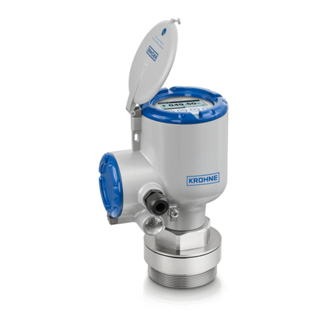 KROHNE OPTIWAVE X500 Supplementary instructions