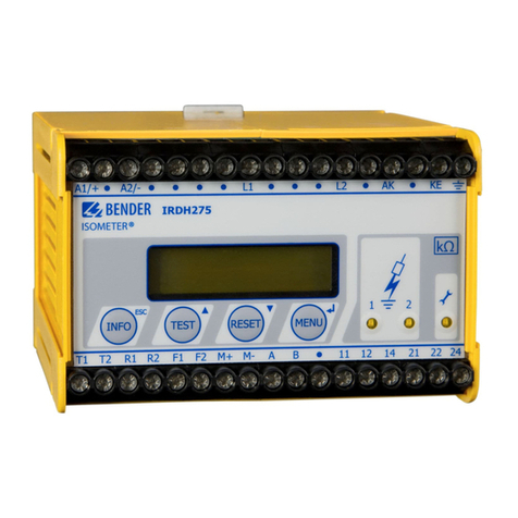 Bender A-ISOMETER IRDH275BU-6 User manual