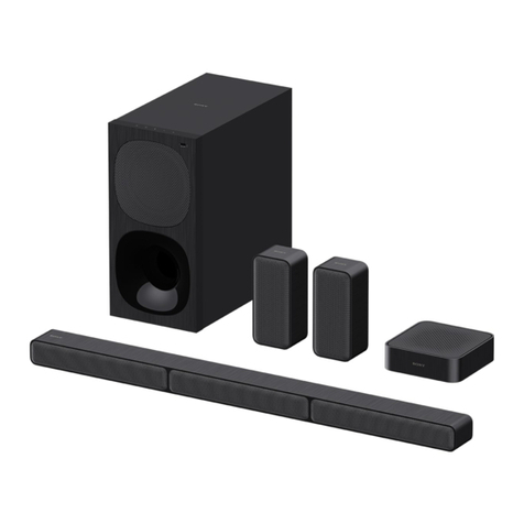Sony HT-S40R Startup guide