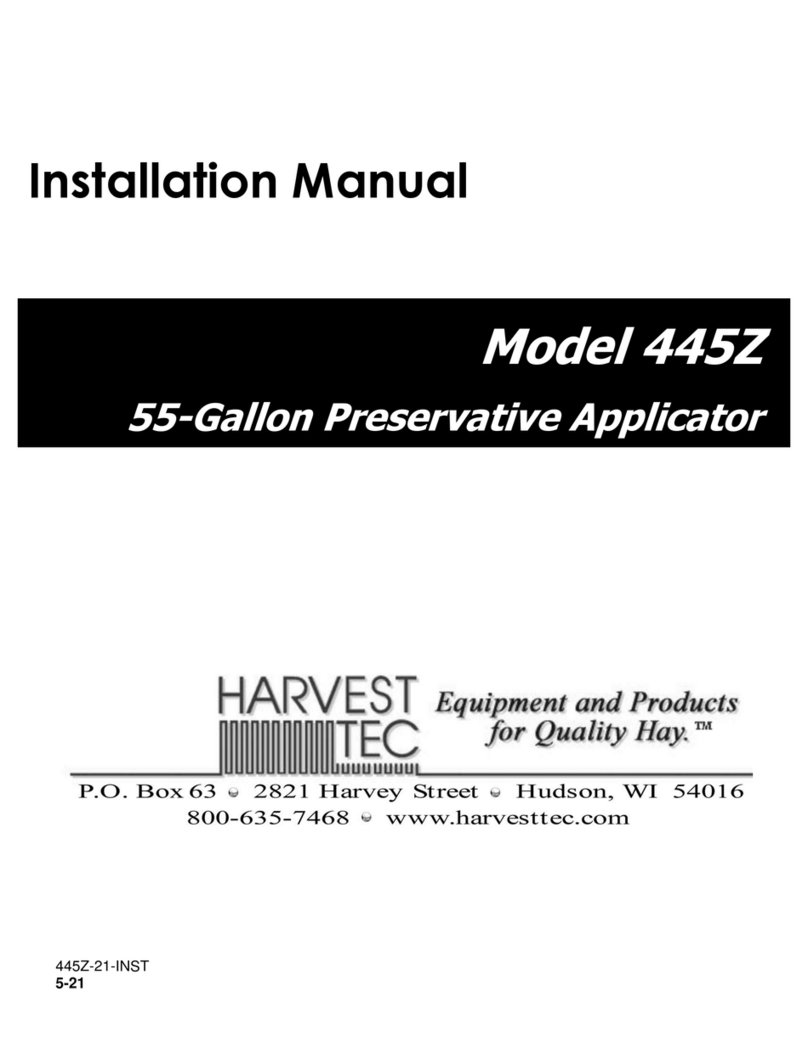 Harvest TEC 445Z User manual