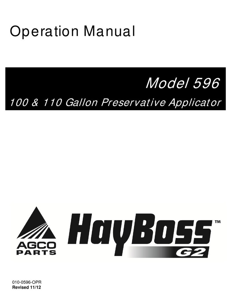 AGCO HayBoss G2 596 User manual