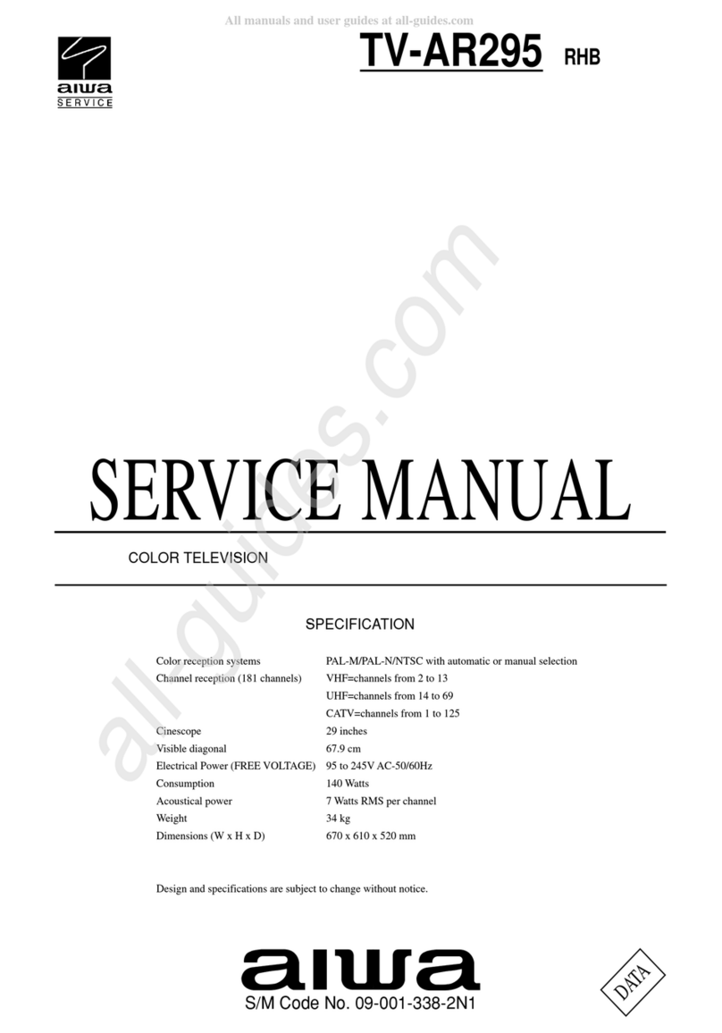 Aiwa TV-AR295 User manual