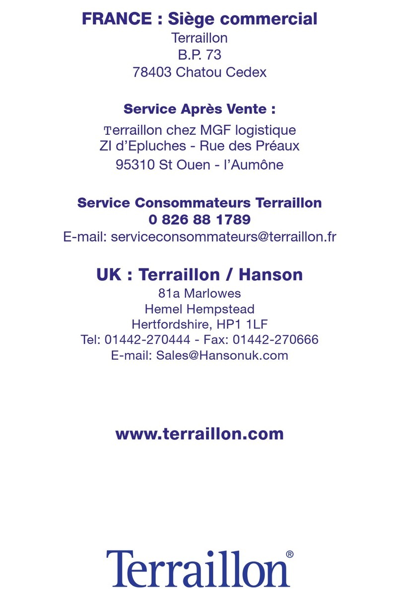 Terraillon TONIC 3 manual
