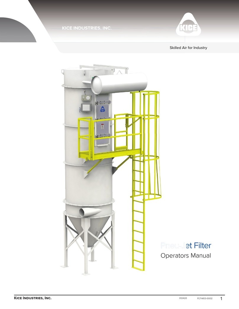 KICE Pneu-Jet Filter User manual