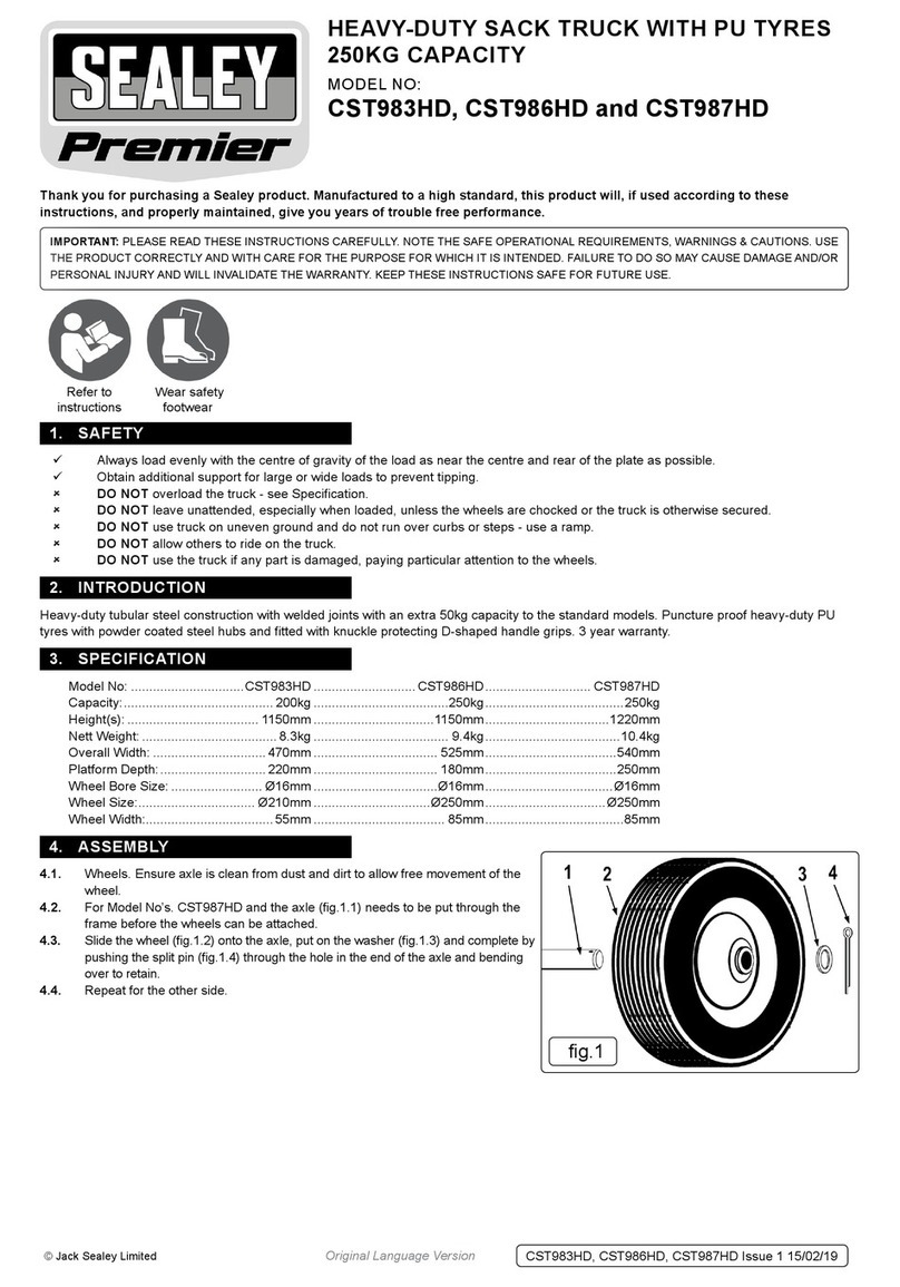 Sealey Premier CST983HD instructions