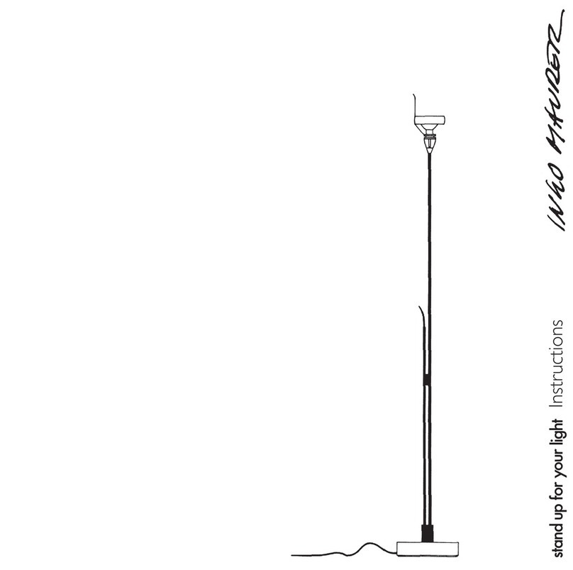 Ingo Maurer Stand Up For Your Light instructions
