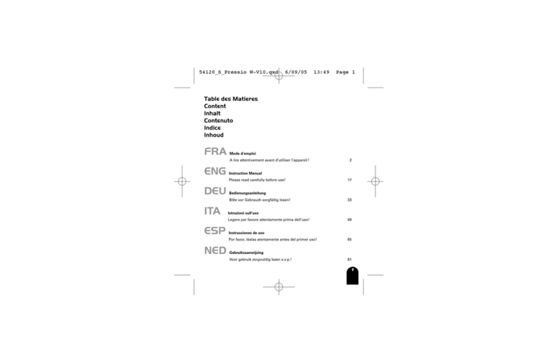 Terraillon RESSIO W instruction manual