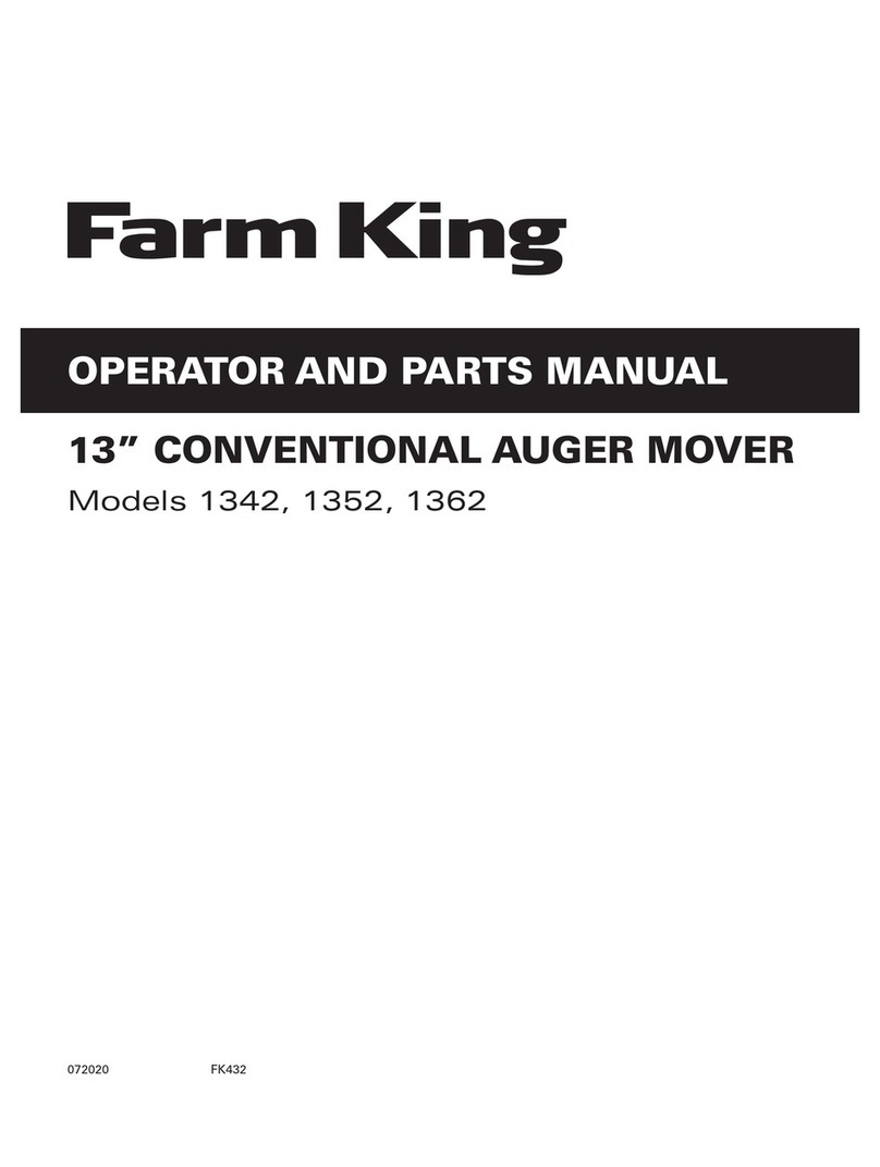 Farm King 1342 Operator and parts manual Farm King 1342 Operator and parts manual