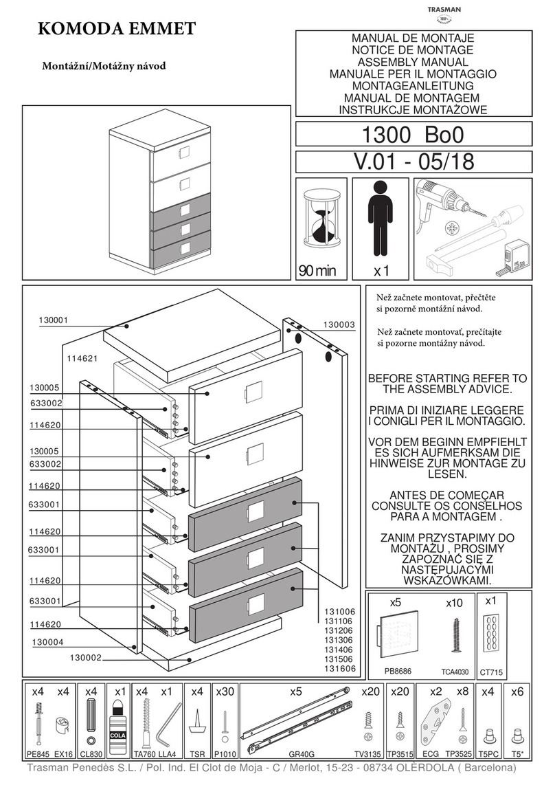 Trasman KOMODA EMMET Assembly manual