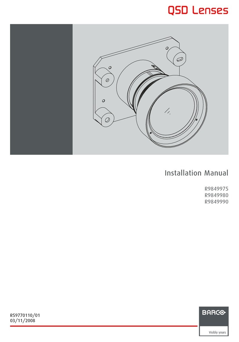 Barco R9849975 User manual