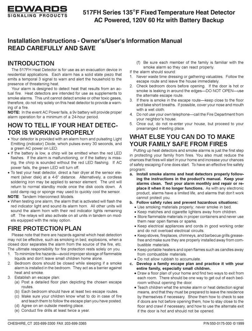 Edwards 517FH Series installation instructions