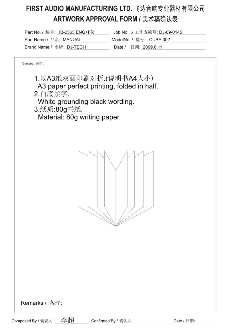 DJ-Tech CUBE 302 user manual