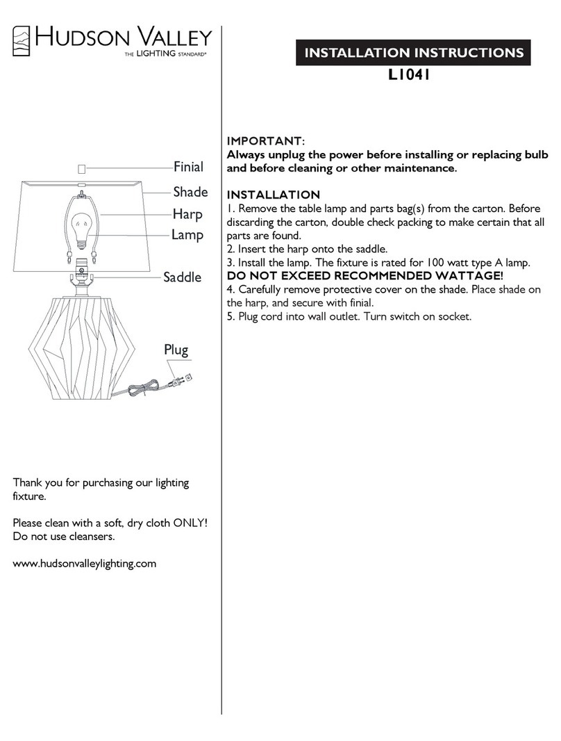 hudson valley L1041 User manual