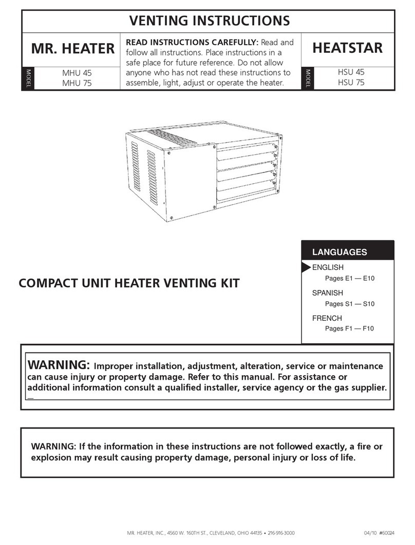 MrHeater MHU 45 VENTING INSTRUCTIONS MrHeater MHU 45 VENTING INSTRUCTIONS