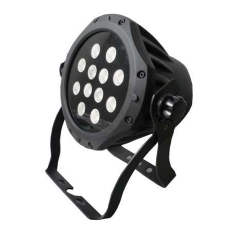 Nicols PAR LED 123 FC IP quick start guide