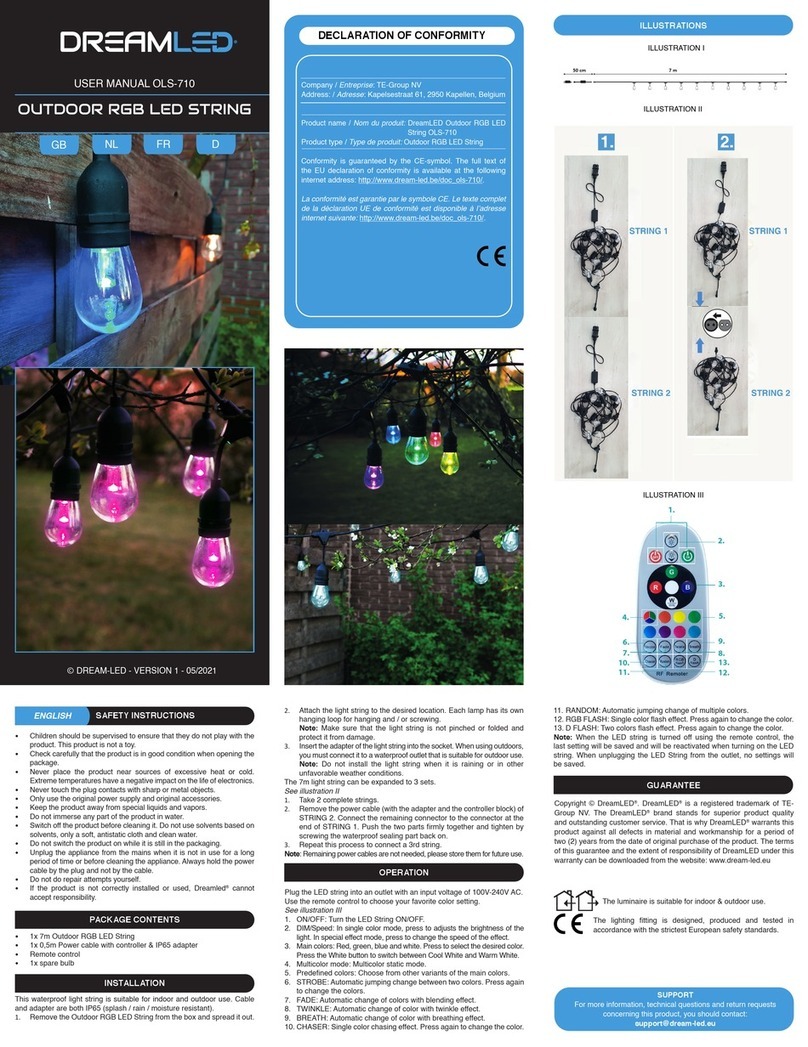 DreamLED OLS-710 User manual