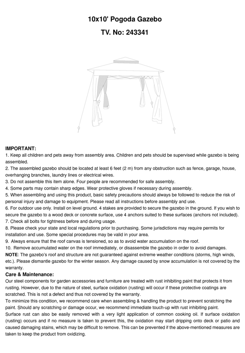 Sunjoy 243341 User manual