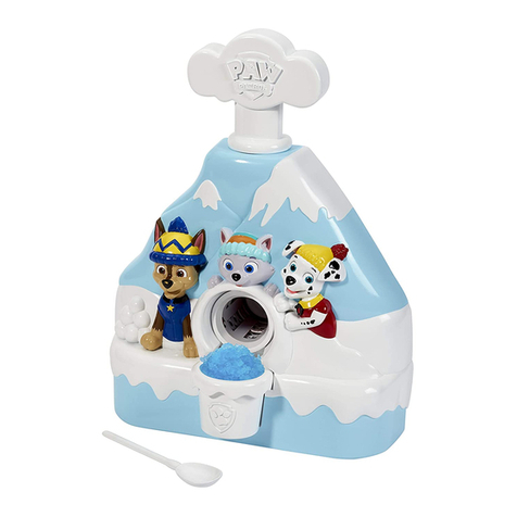 Paw Patrol Sno-Cone Maker quick start guide