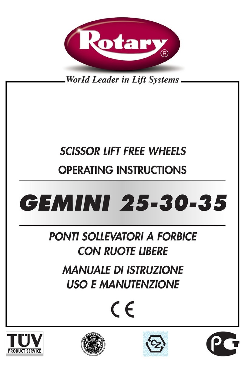 Rotary GEMINI 25-30-35 User manual