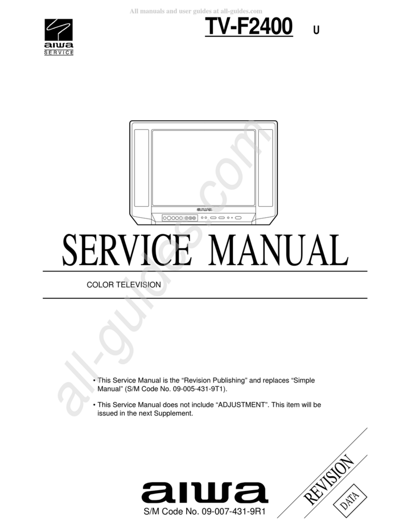 Aiwa TV-F2400 User manual