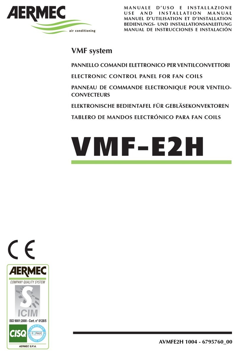 AERMEC VMF-E2H Technical specifications