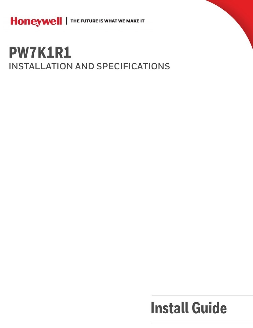 Honeywell PW7K1R1 install guide