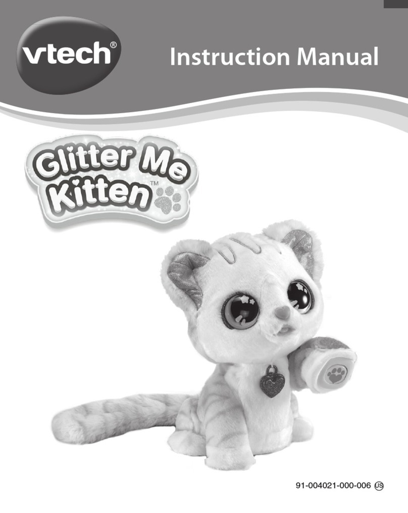 V-tech Glitter Me Kitten 5424 User manual