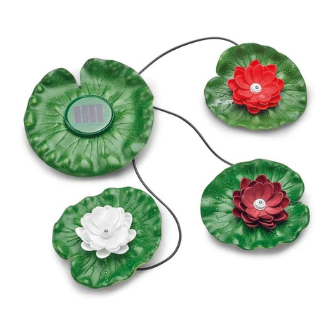 Pontec PondoSolar Lily LED Set 3 operating instructions Pontec PondoSolar Lily LED Set 3 operating instructions