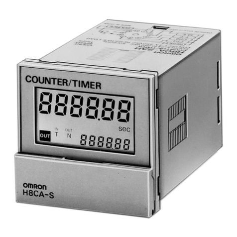 Omron H8CA-S Series User manual Omron H8CA-S Series User manual