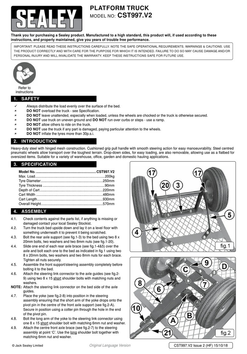 Sealey CST997.V2 quick start guide