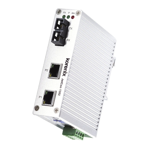 Korenix JetCon 1302 Series User manual