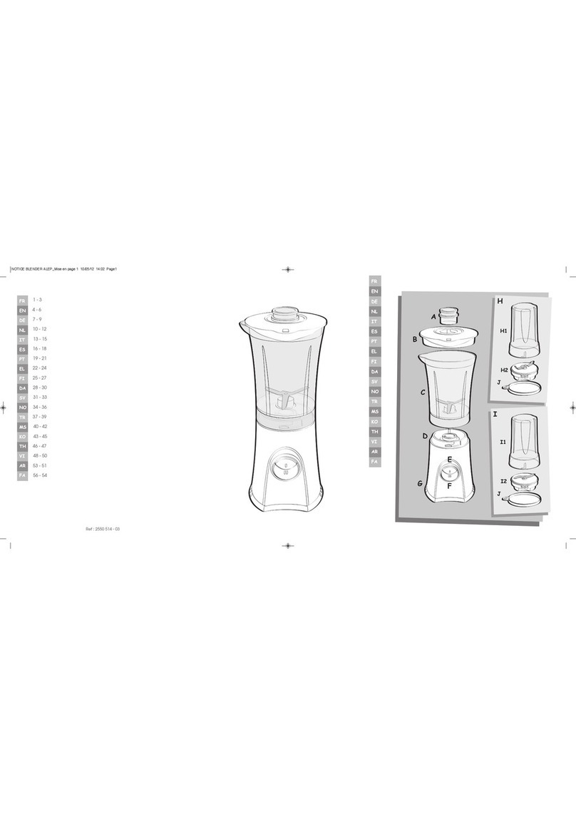 TEFAL BL125D36 User manual