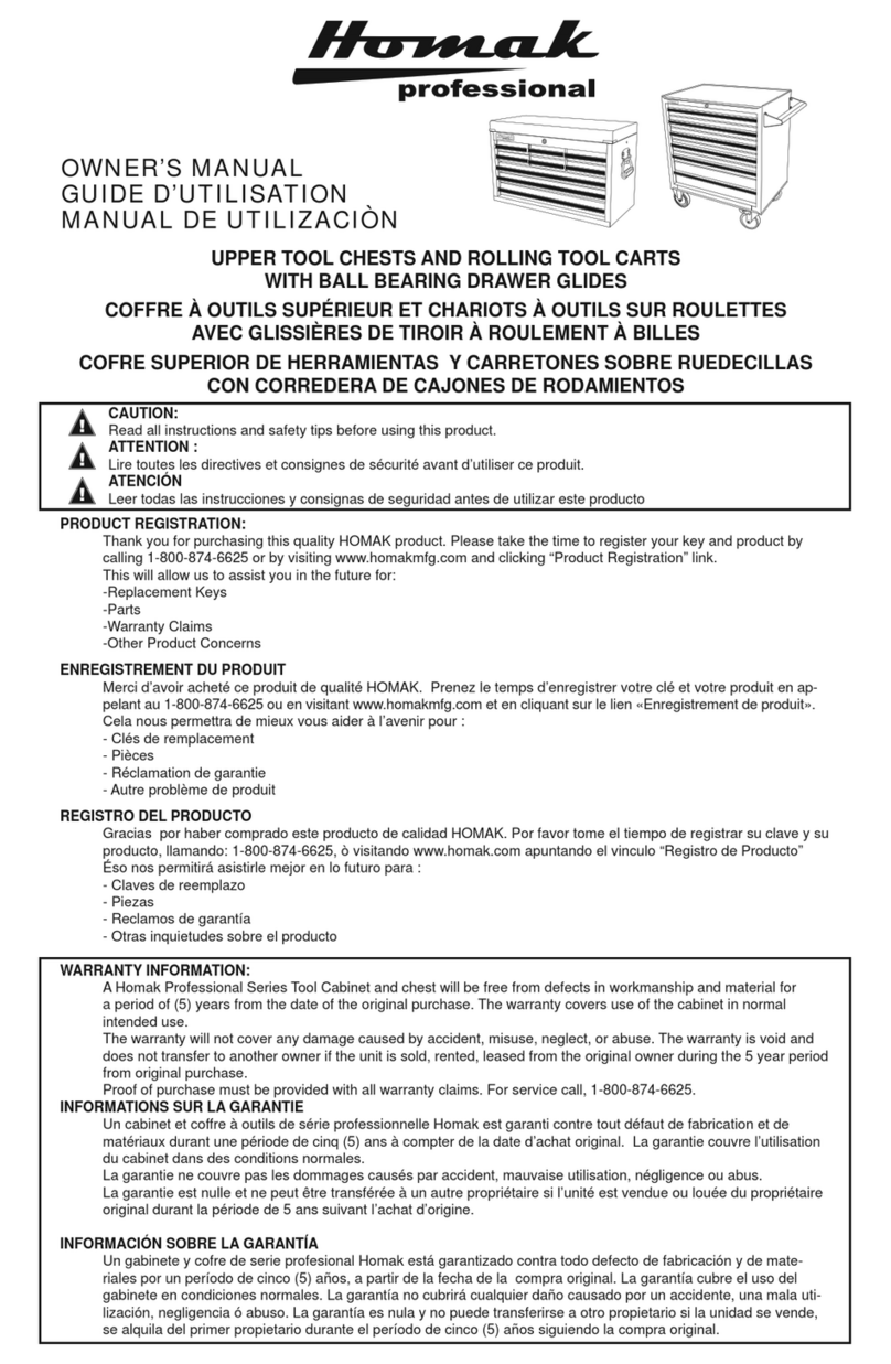Homak BL02027052 User manual