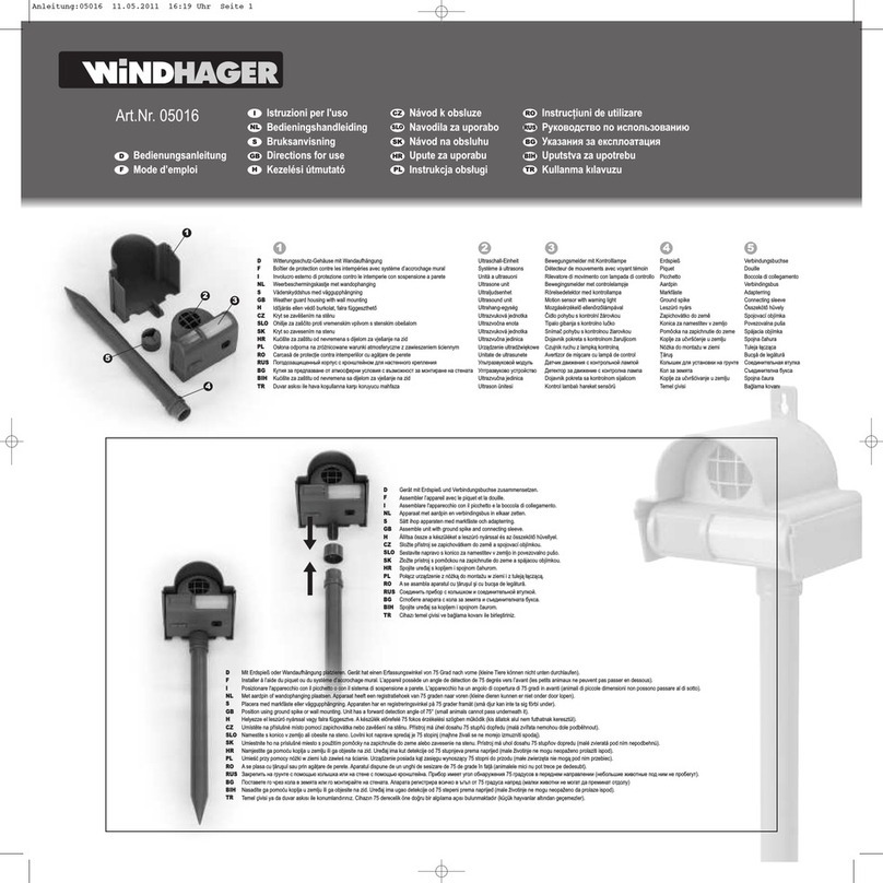 Windhager 05016 Directions for use