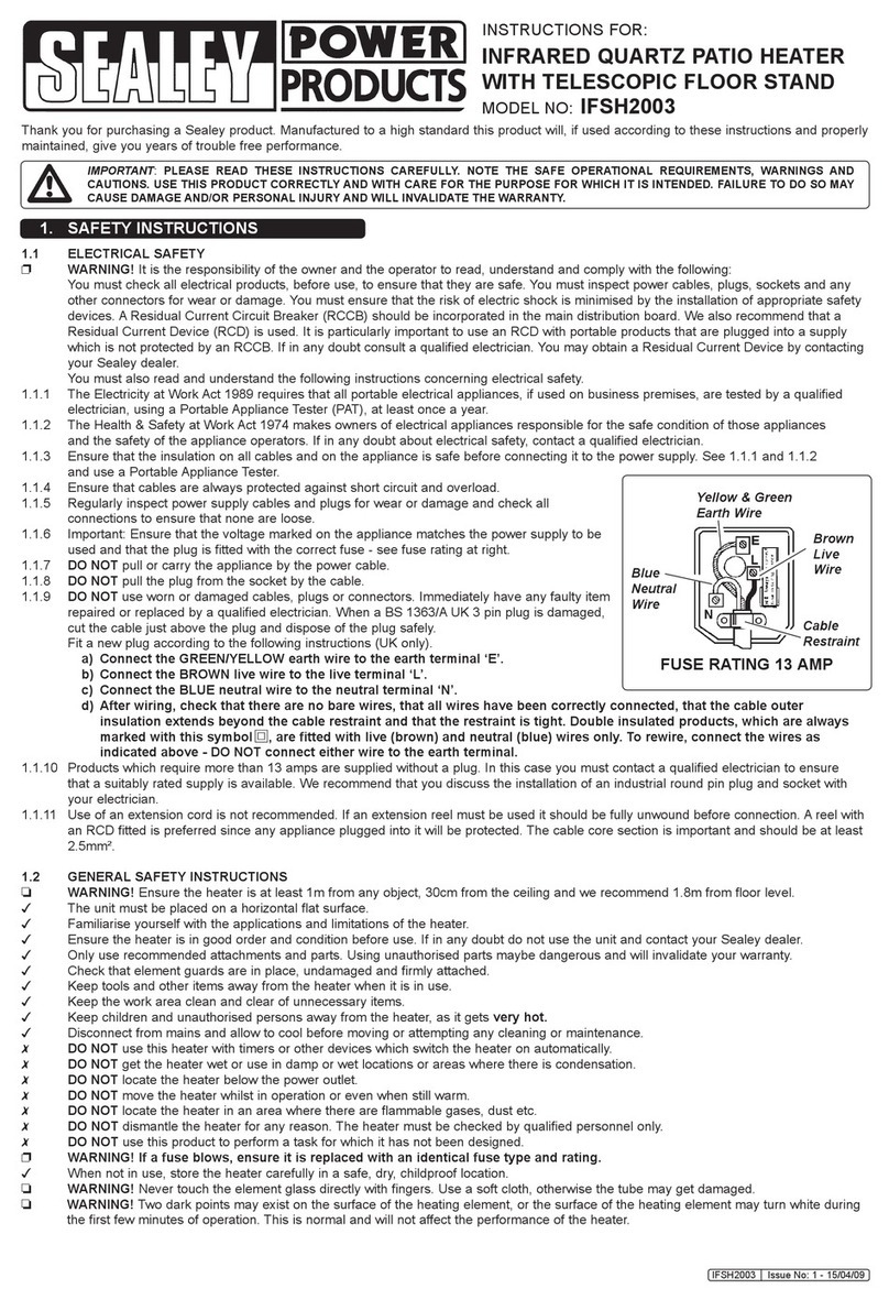 Sealey IFSH2003 instructions