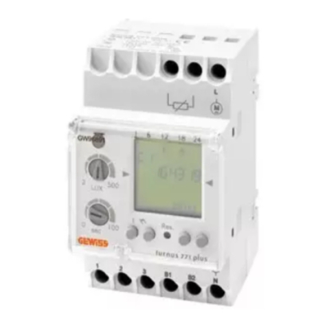 Gewiss GW 96 891 User manual