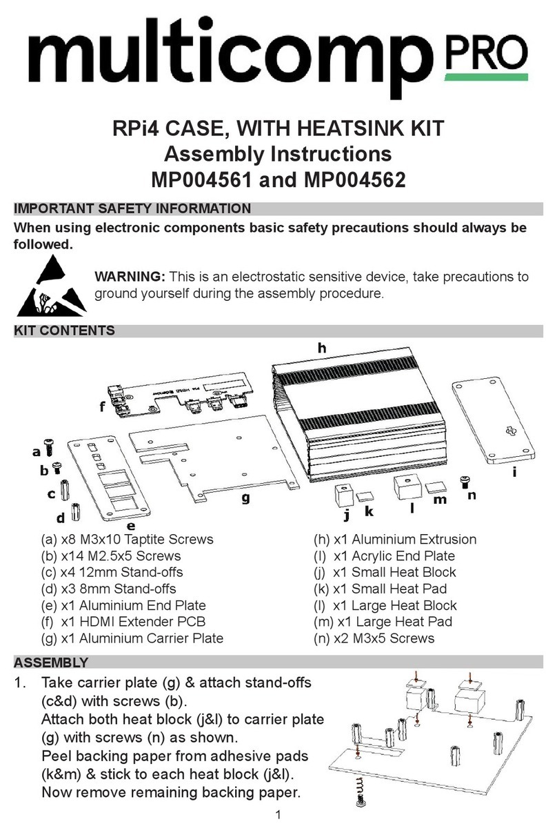 multicomp pro MP004561 Assembly instructions