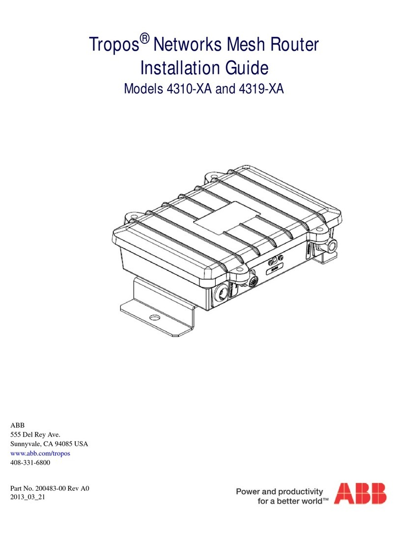 ABB Tropos 4310-XA installation guide