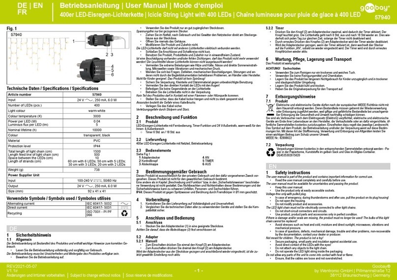 Goobay 57940 User manual