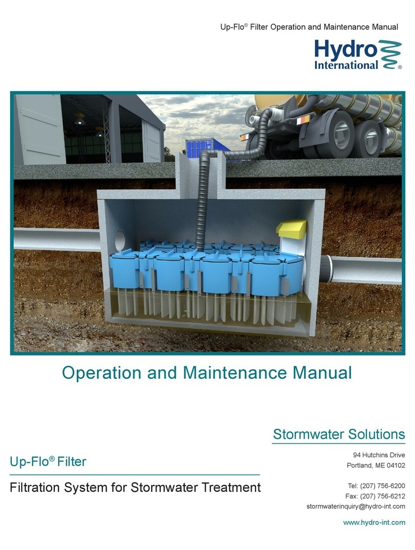 Hydro International Up-Flo Operation and maintenance manual