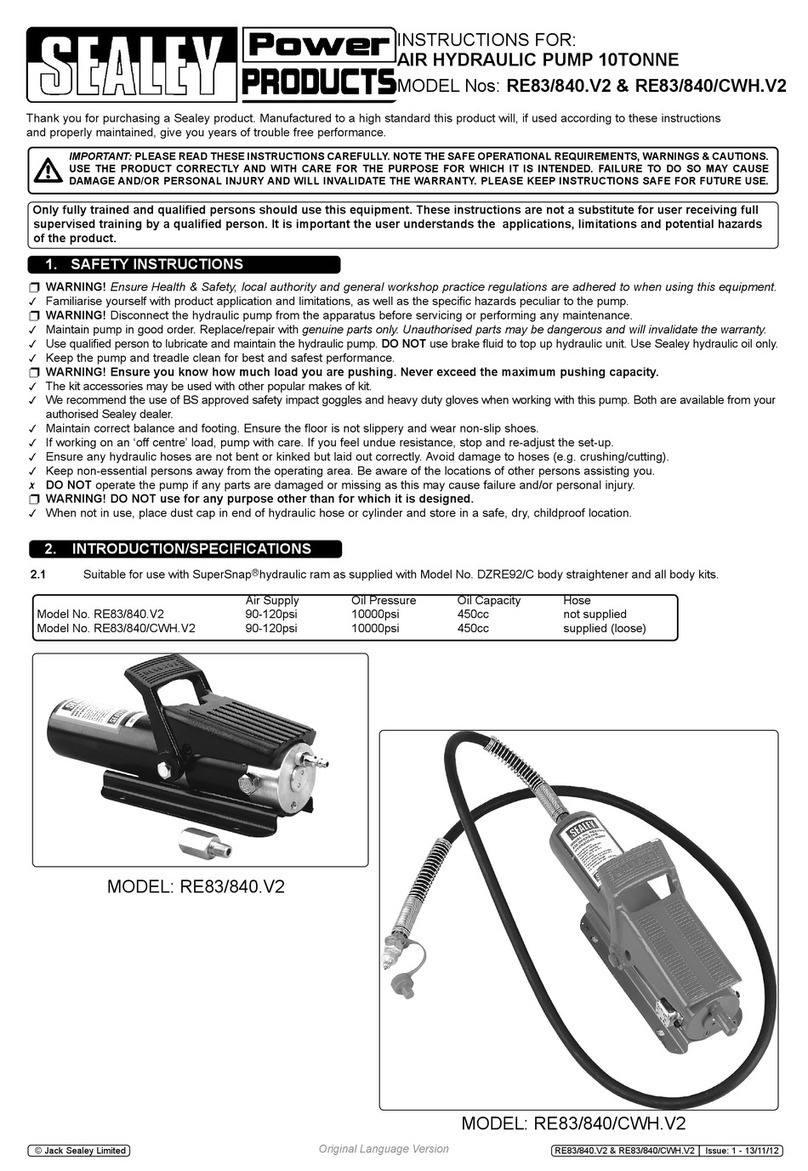 Sealey RE83/840.V2 User manual