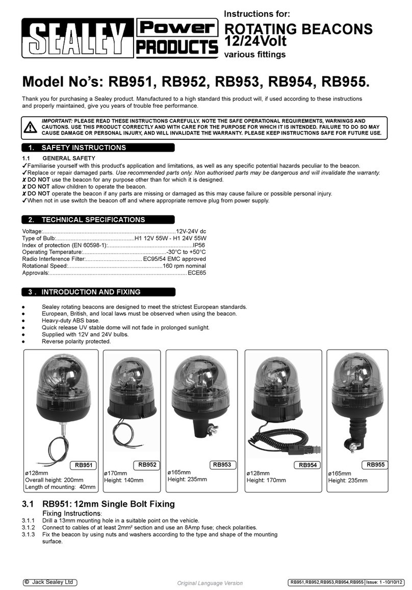 Sealey RB951 instructions